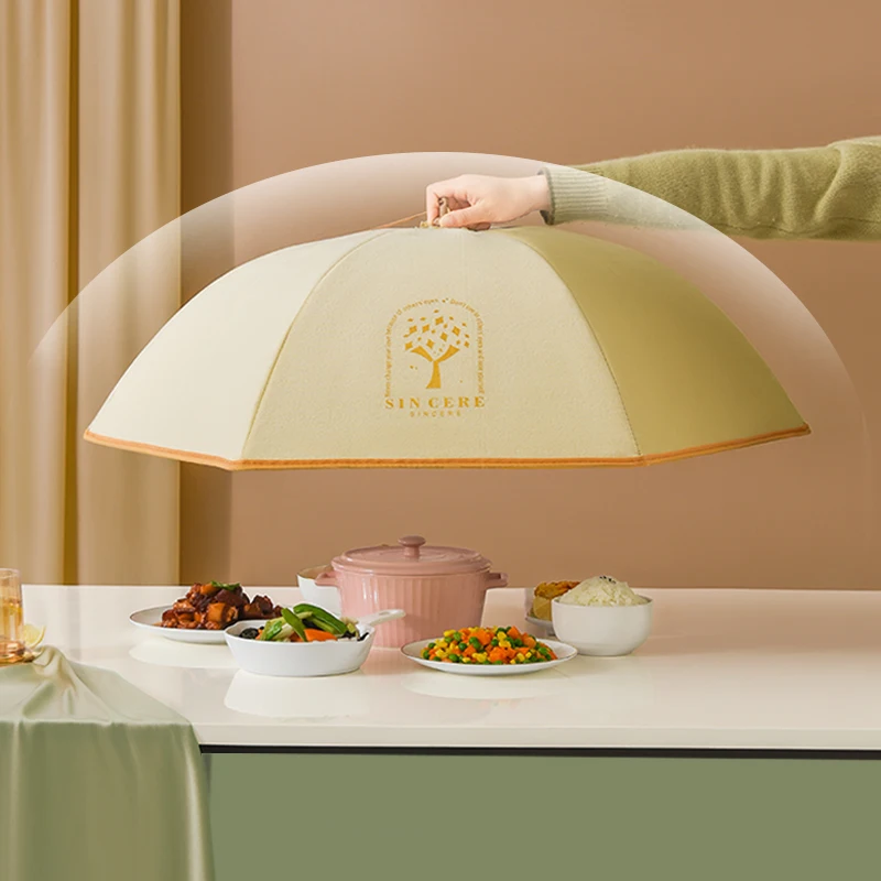 JIUYUE kitchen Folding dish cover insulation food cover dust cover