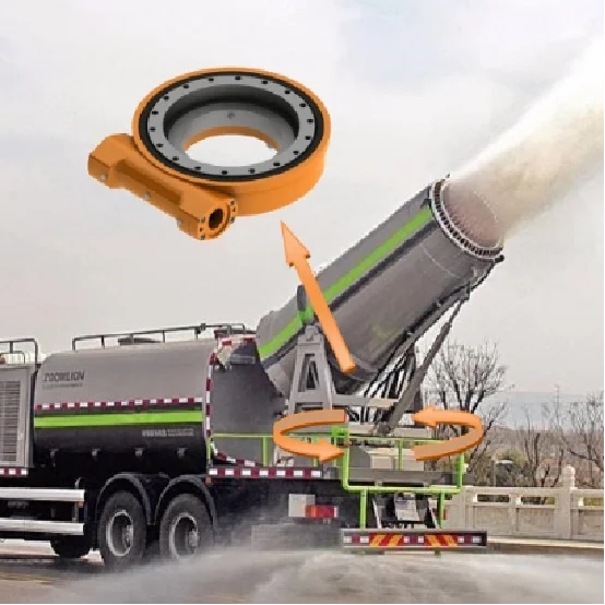 slew drive used for Fog cannon truck application