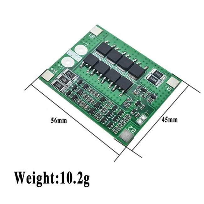 3S 25A Li-ion 18650 BMS PCM Battery Protection Board With Balance For li-ion Lipo Battery Cell Pack Module