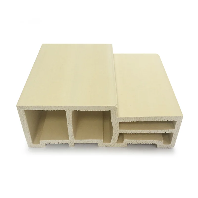 Водонепроницаемая дверная рама WPC деревянная пластиковая композитная дверная рама деревянная дверная рама для рынка Таиланд