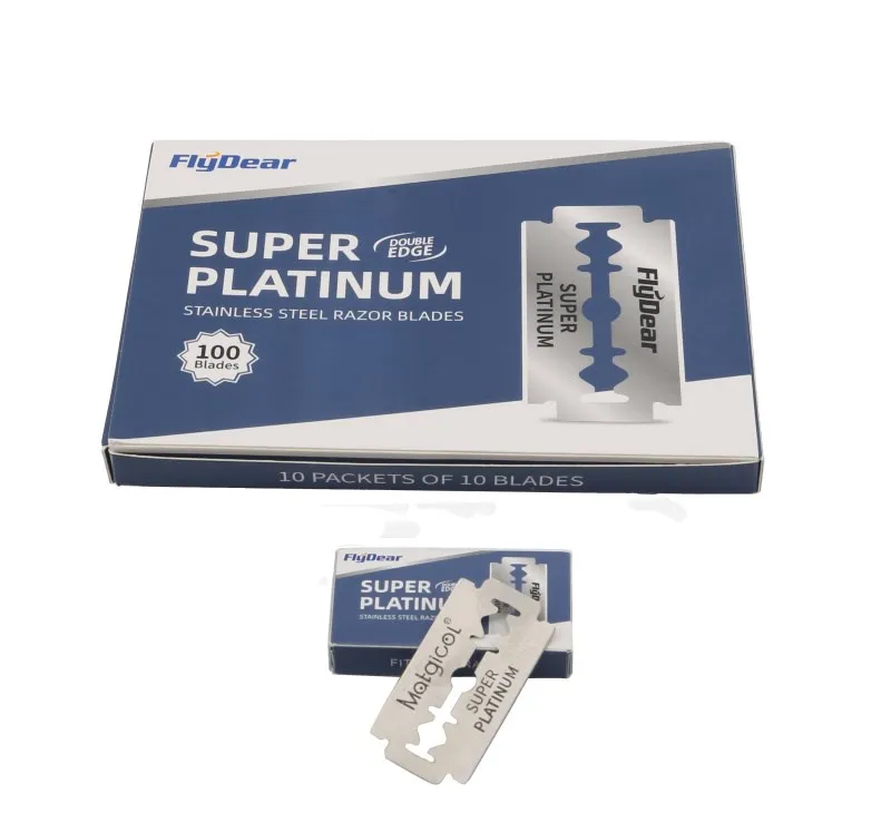 Private label Sweden stainless steel salon safety shaving double edge razor blade