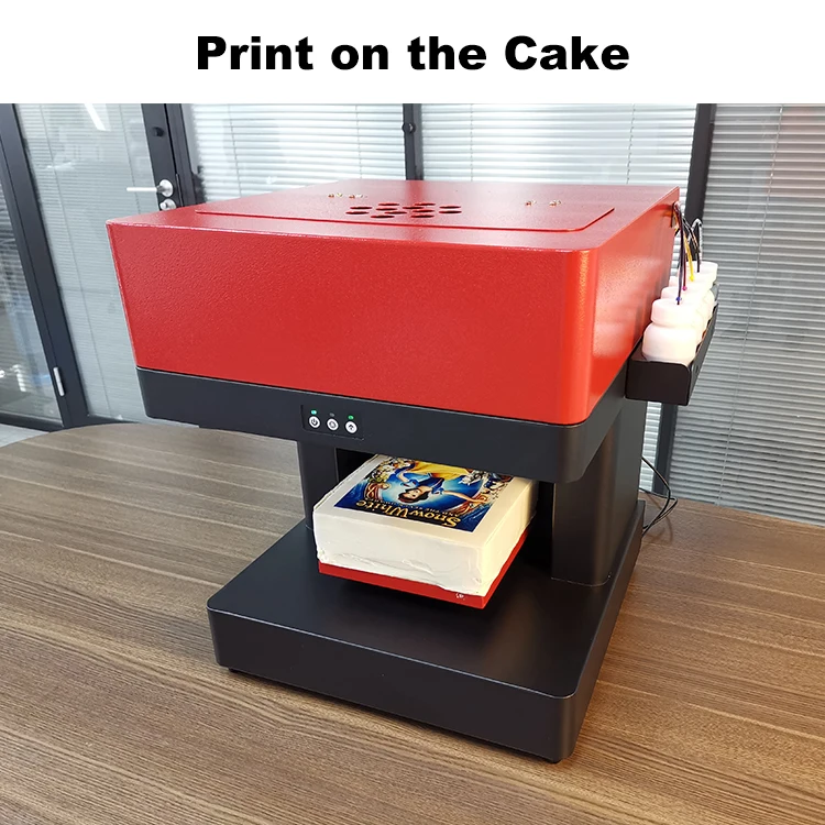 Easy Operation 4 Cups Edible Ink Inkjet Printing Machine For Latte Art Continuous DIY Selfie Coffee Printer