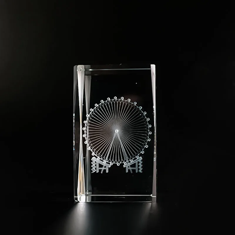 Honor Of Crysal Custom 3d Laser Cut Crystal Cube 3d Laser Engraved Crystal Cube With Led Light