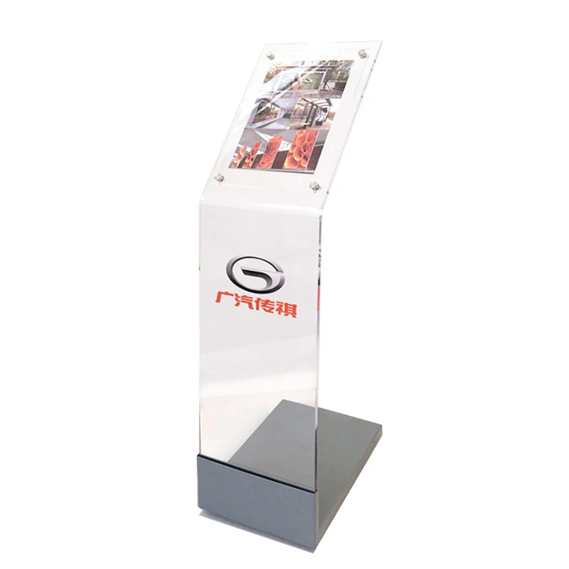 4s shop car display plate A4 transparent parameters plexiglass price data card A3 acrylic display outdoor water based sign stand