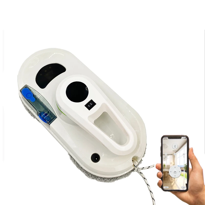Newest Tuya App Control Automatic Water Spray Remote Control Window Robot Glass Cleaner With Water Tank