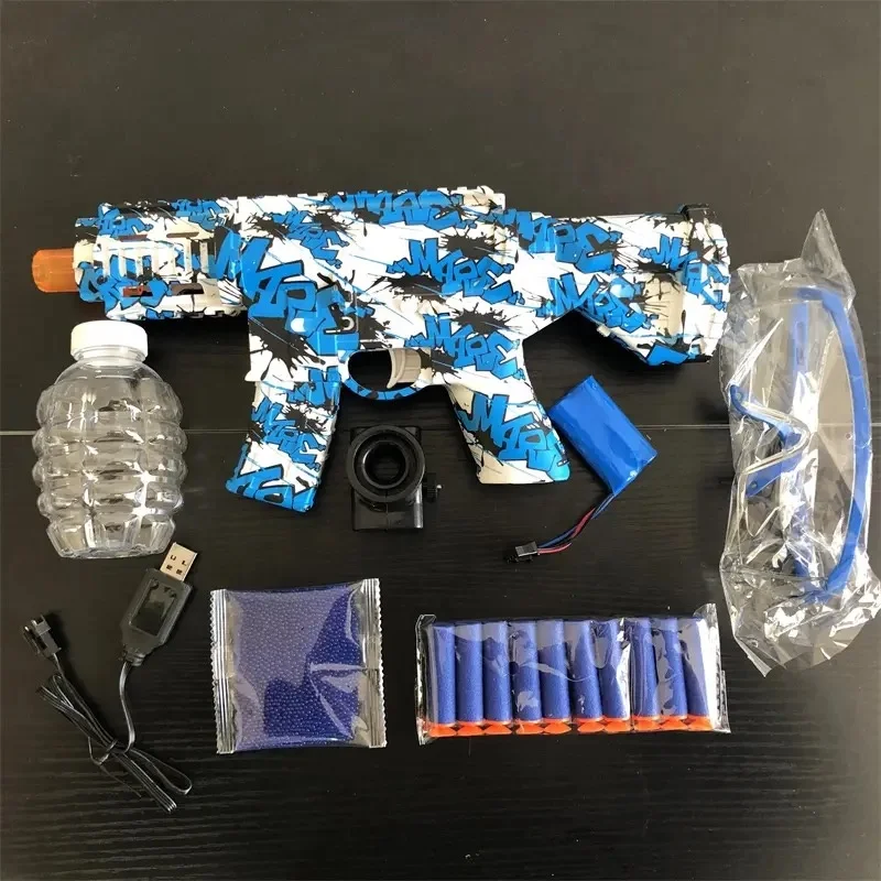 Electric Gel Ball Gun Blaster Toys Eco-Friendly Splatter Gel Ball Blaster with 20000+ Water Beads Outdoor Games Airsoft Gun
