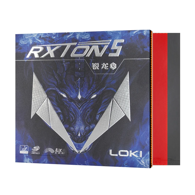 Loki Rxton 5 Professional Training Ping Pong Paddle Rubber ITTF Approve Table Tennis Rubber