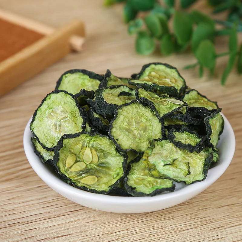 Высокое качество FD ломтик огурца сушеный зеленый овощ AD огуречные хлопья