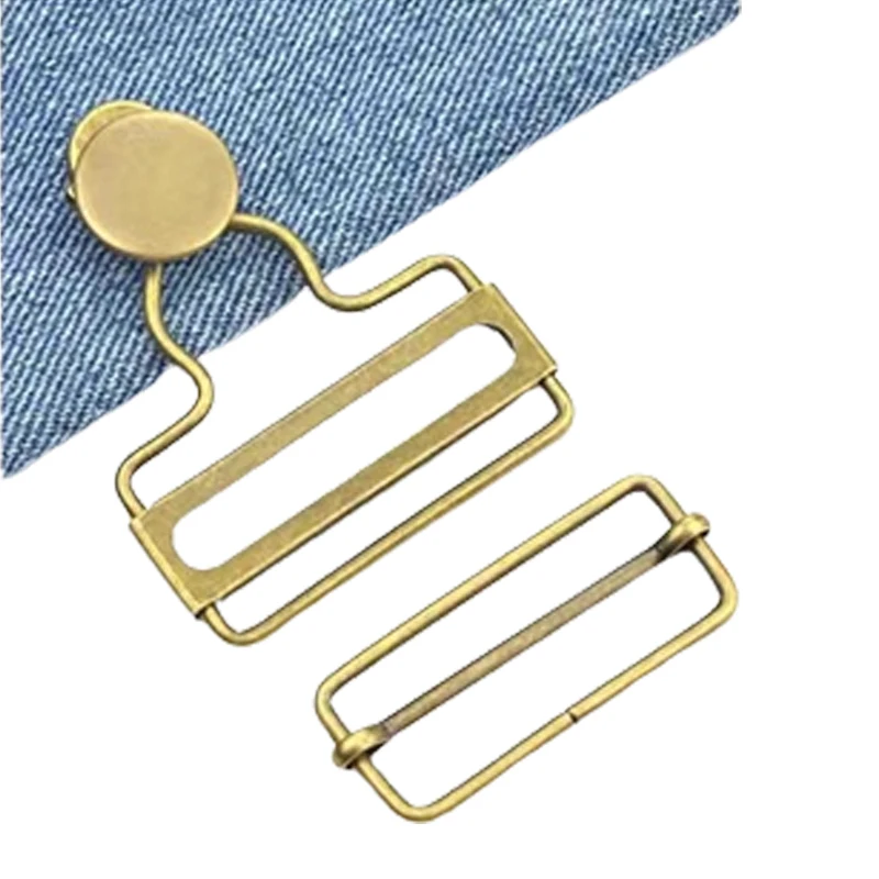 Wholesale Calabash Alloy Metal adjustable suspender Buckles For Jean Trousers