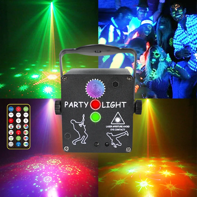 USB charger LED moon lamp mini projector 3hole dj strobe laser club light outdoor 6v smd modern high power smart home light room
