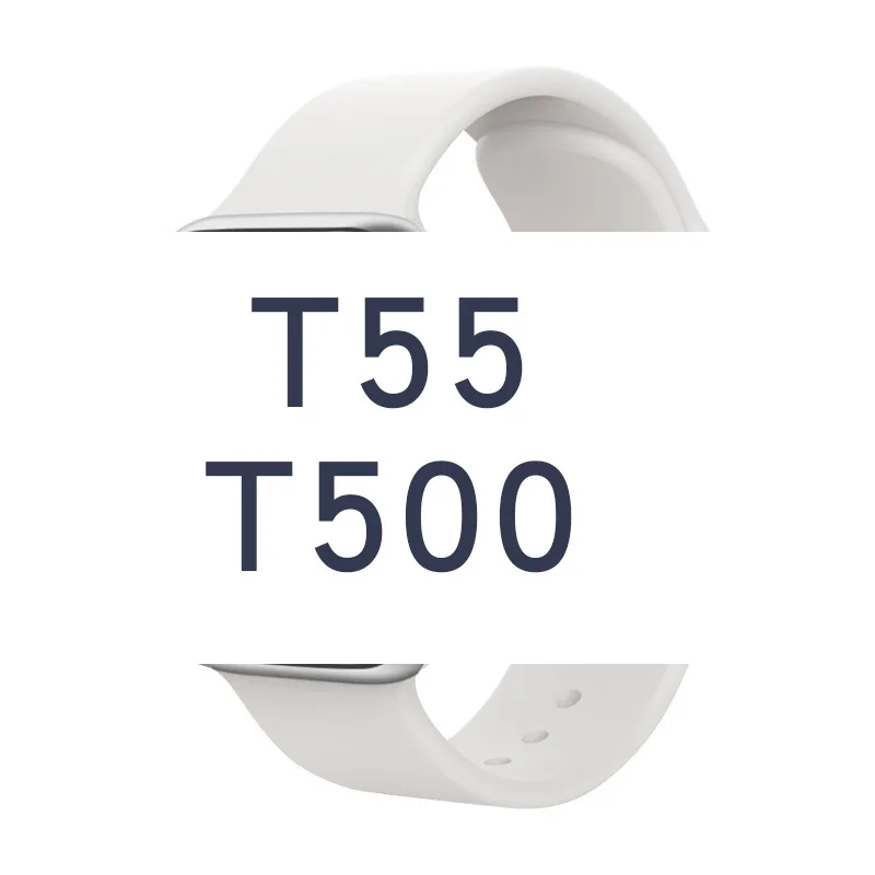 Высококачественные наручные Смарт-часы T55 T500 T500 + T500Plus с пульсометром, тонометром, шагомером и вызовом, смарт-часы Reloj T500