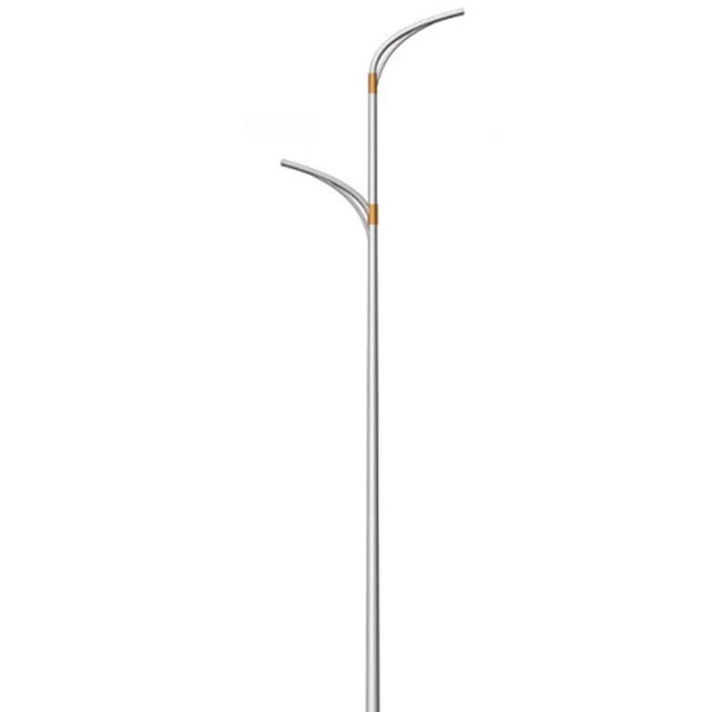 Pole Lighting Single And Double Arm 8 Meter Height Street Light Pole Galvanized