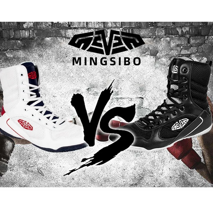 2021 Latest Design outlet store Professional Combat Fitness Body building Boots  customize boxing shoes for men