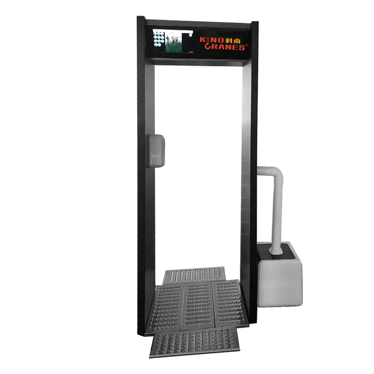 Intelligent Face Recognition and Thermography Temperature Measurement Gate Booth Body Pass Sterilizer in Airport with Spray