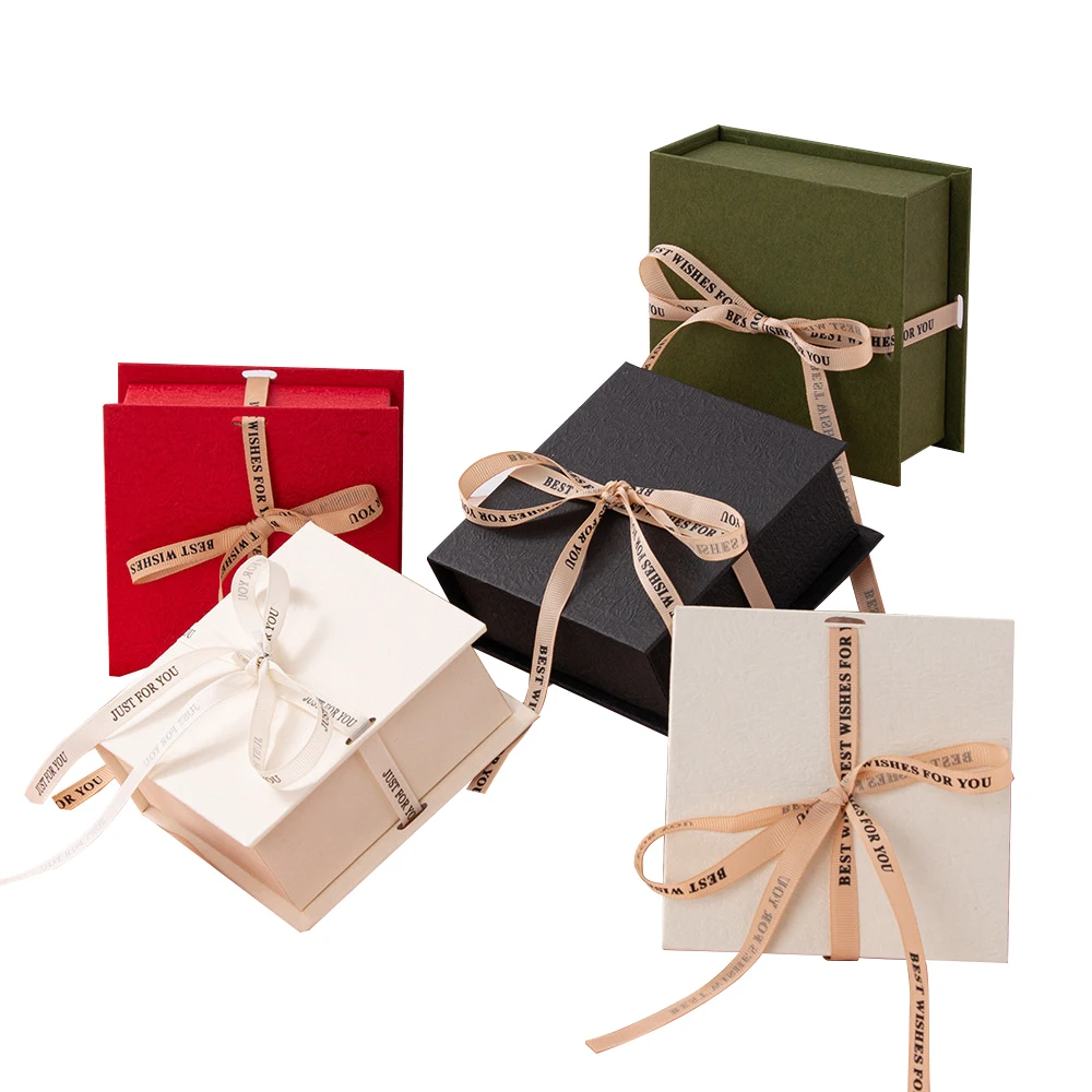 Jewelry Gift Packaging Box Necklace Nail Art Earring Bracelet Ring Anklet String Jewelry Made Durable Paperboard Cosmetics Use