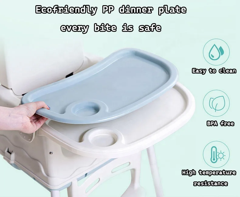 Customized Best Price high chairs boosters Plastic folding children Kids Chairs feeding chair for baby