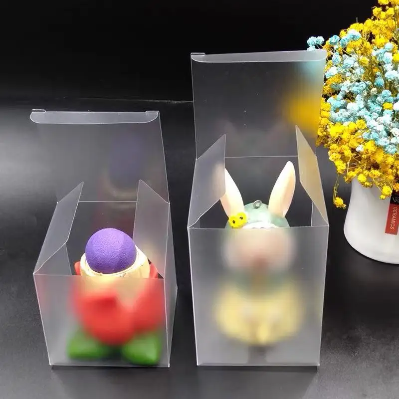 Hot Selling Custom Blank Frosted Packaging Box Transparent PVC Plastic Box