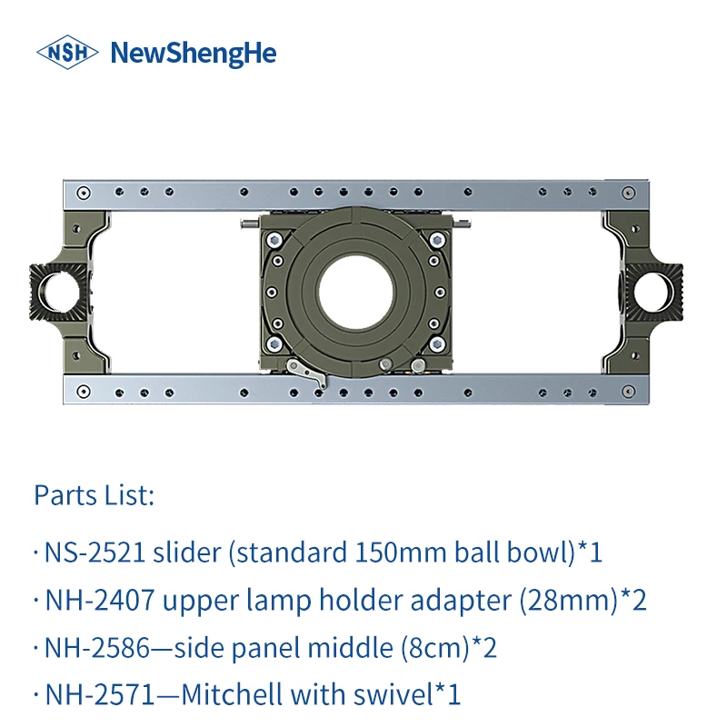 NSH Slide aluminum alloy camera track video camera track trolley Professional  Camera Slider