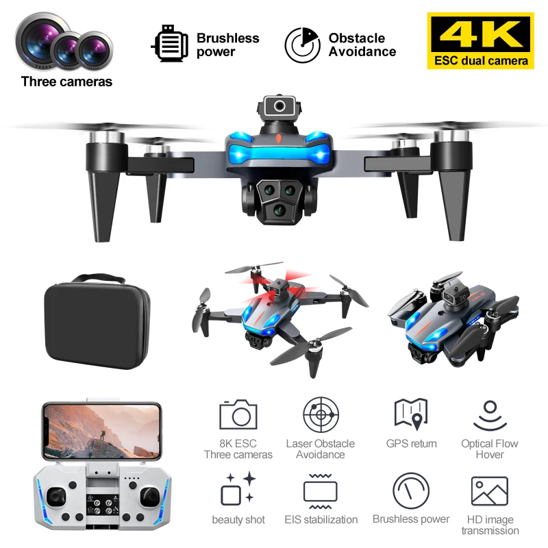 New K911 SE GPS 4K Drone Professional Obstacle Avoidance 8K DualHD Camera 5G Brushless Motor Foldable Quadcopter Gifts Toys