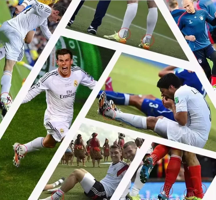 Wholesale Men Sport Grip Socks Nylon Football Grip Anti-slip Crew Soccer Socks