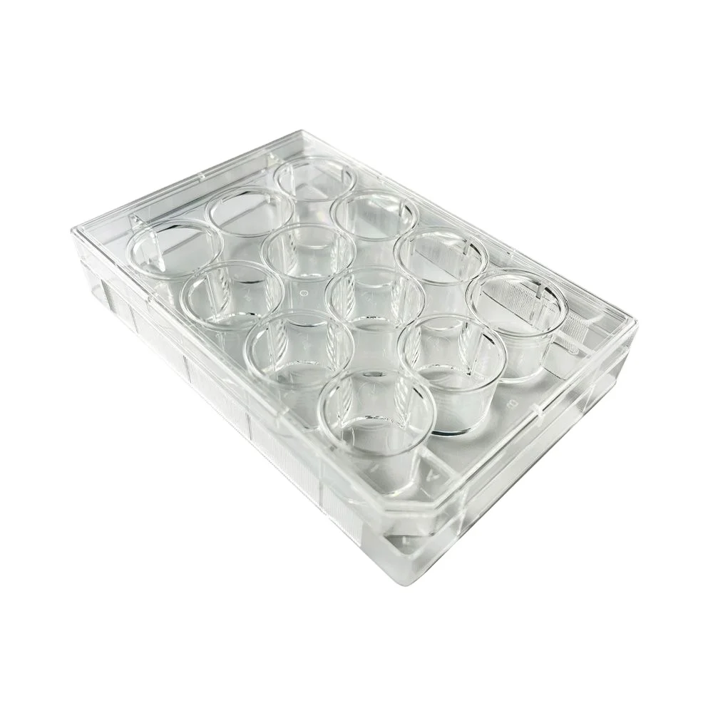 Лабораторная Прозрачная Пластина для культивирования клеток с 24 скважинами