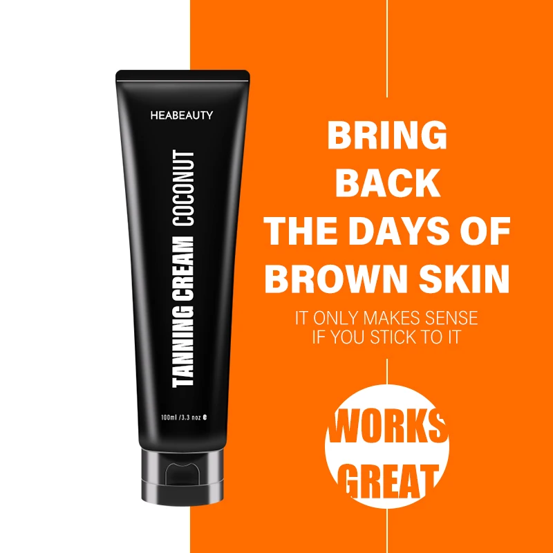 Bodaciously Black Sunbed Tanning Cream Remarkable Powerful Ultra Dark Tanning Accelerator with 10X Bronzing Tanning Peptide