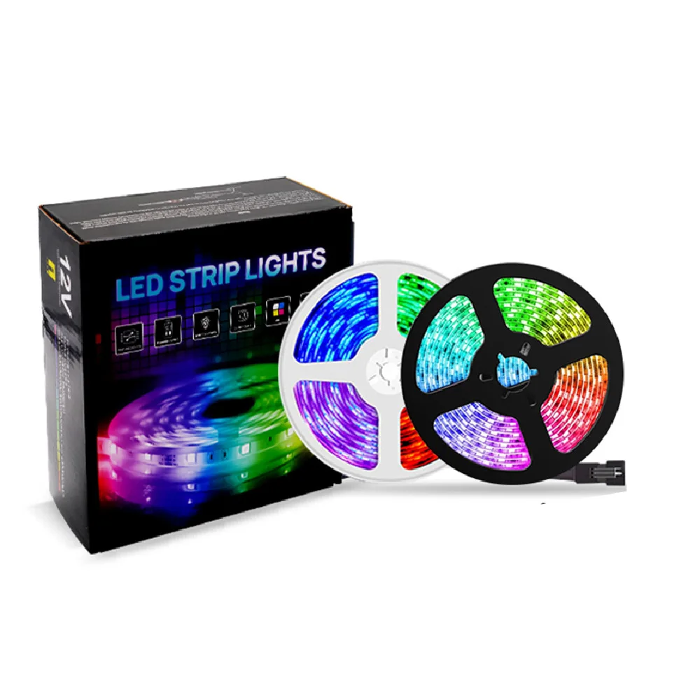 
Rgb Room Strips Tape 5050 Smart Waterproof Flexible 12v Stripe Remote Colorful Lighting Luces Wifi Kit Led Strip Light 