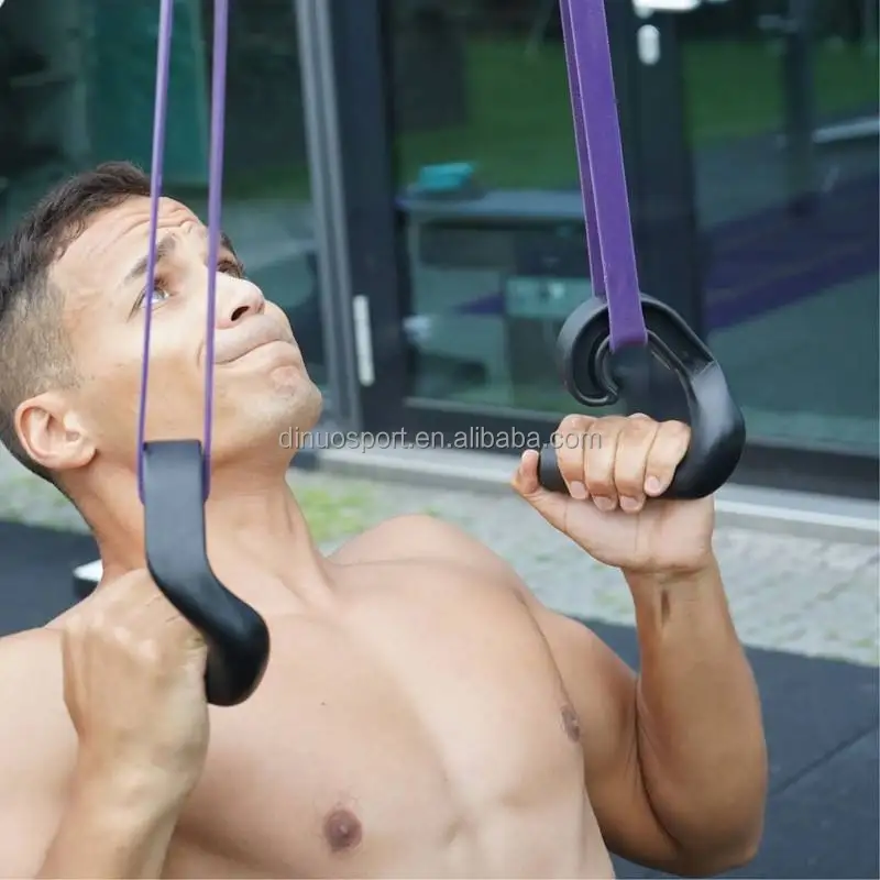 Factory Gym Equipment New Workout 45° Pull Up Hand Grips Sport Neutral Exercise Grip Pull-ups Deadlift Rowing Cable Machine