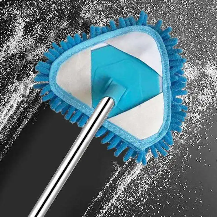 Extensible Triangle Head Mop Kitchen Bathroom Cleaner Household Cleaning Floor Mop