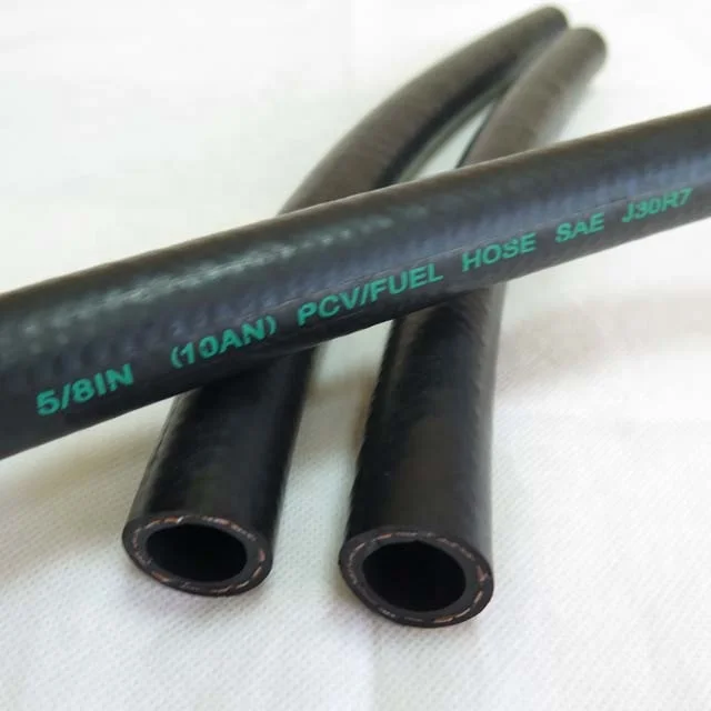 SAE J30r6 3/8 дюймовый усиленный волокном многоцелевой NBR резиновый масляный/топливный шланг