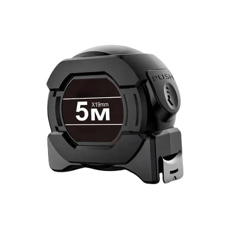 high-precision Fluorescent tape measure with anti cutting hand laser spray code thickening wear-resistant box tape measure