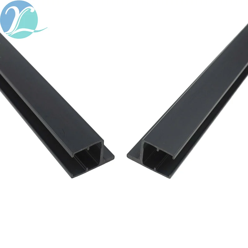 LED light slot plastic card strip extruded PVC profile industrial furniture dining cabinet light strip