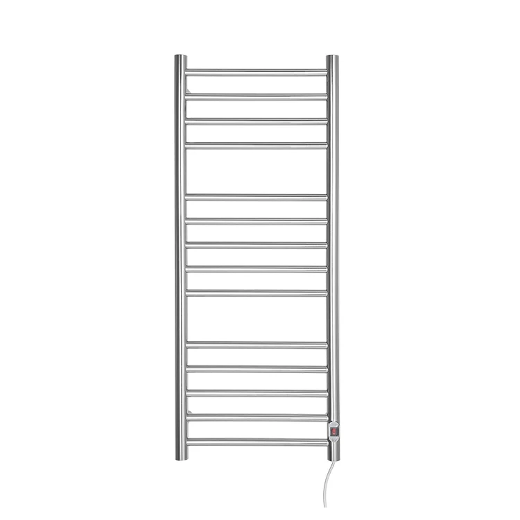 Towel Warmer Wall Mount Electric Plug-in/hardwired Heated Towel Rack Brush Finish Stainless Steel Heater 1150*450mm Logo Print