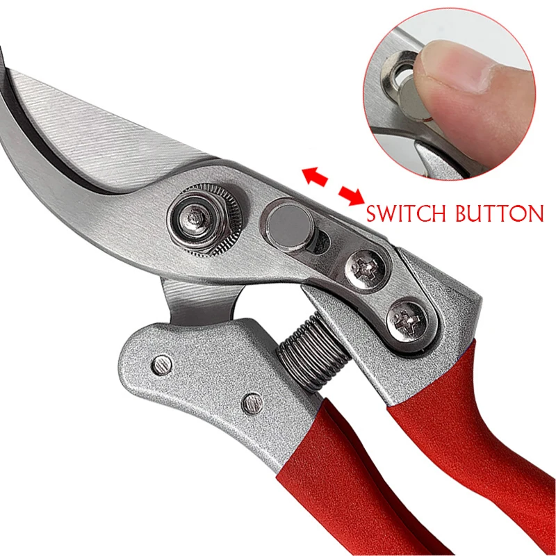 Factory Direct Wholesale Stock Stainless Steel Plastic Dip Pruning Shears Picking Fruit Grape Fruit Branches Garden Hand Tools