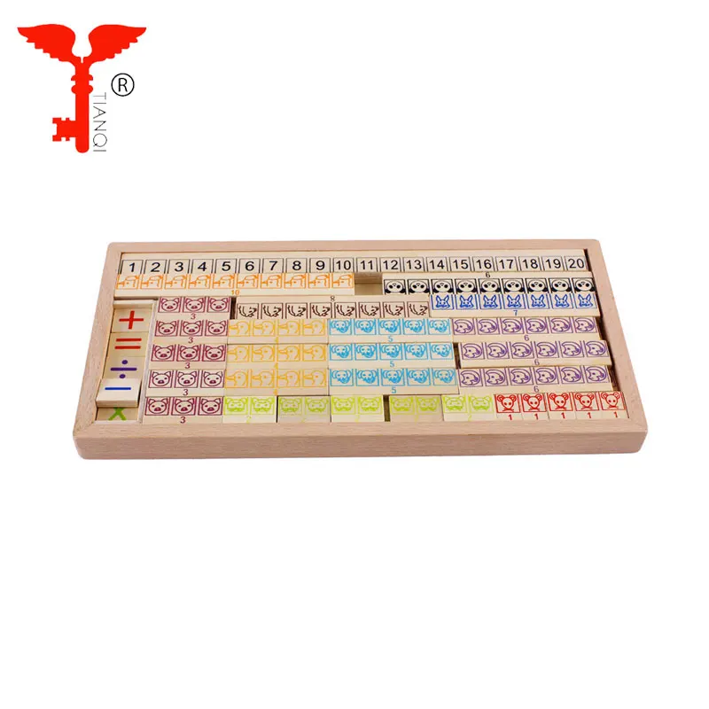 Classic and Attractive Fun Montessori Math Learning Wooden Toys for Kids with High Quality