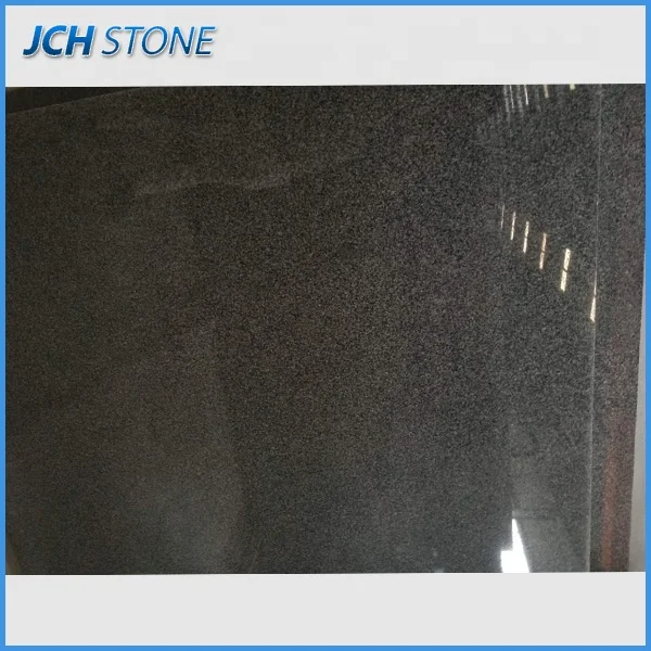 G654 dark grey granite stone tiles Padong dark China impala black slabs