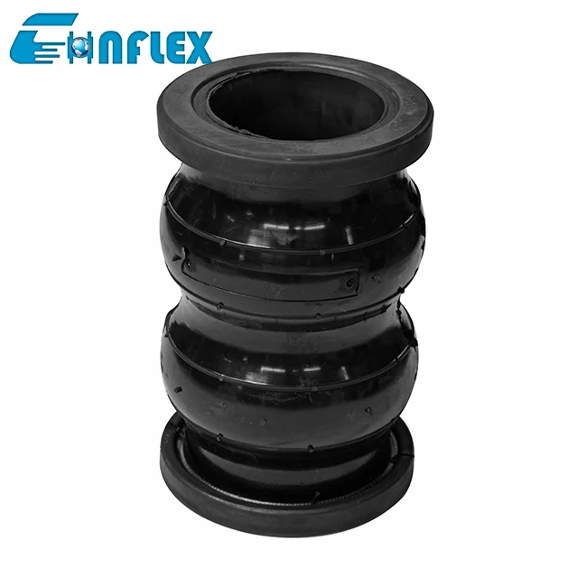 DIN manufacturers flexible joint double spheres rubber expansion compensator