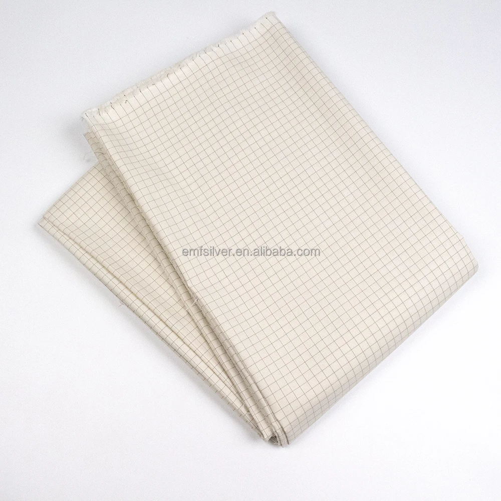 Экранирующая заземляющая ткань EMF, Серебряное волокно, проводящая ткань для заземляющего листа