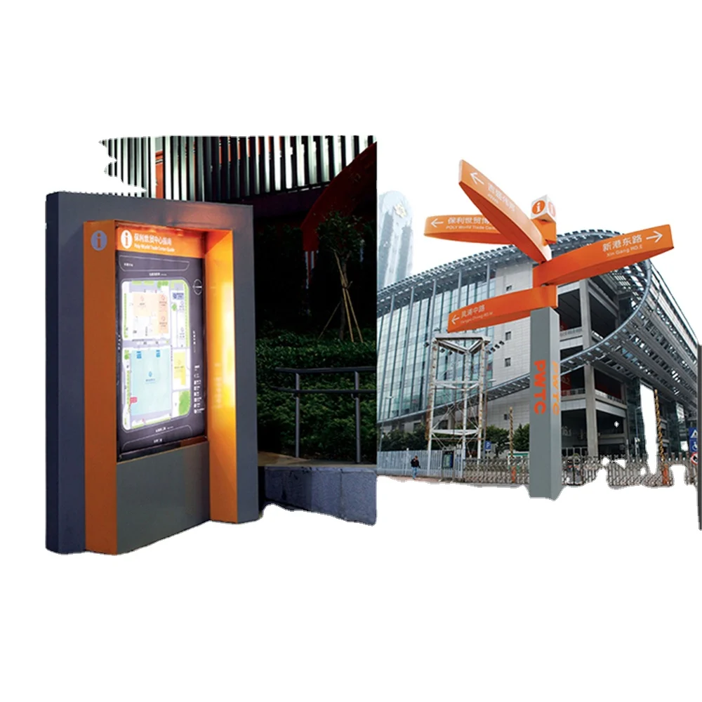 PLAZA signs project case/ourdoor poly sign