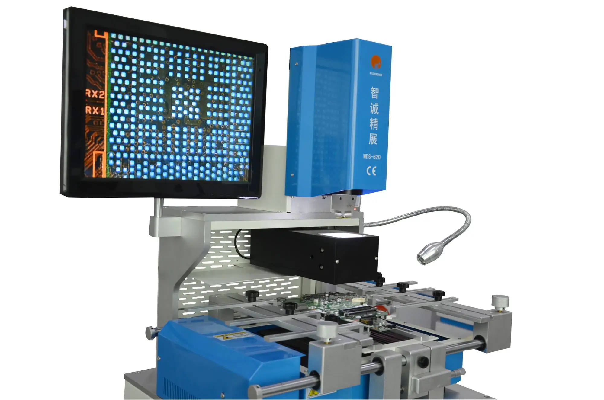 WDS-620 Automatic Infrared Bga Rework Station LCD TV Server Boards Repair Widely Used Welding Manipulator New including PLC