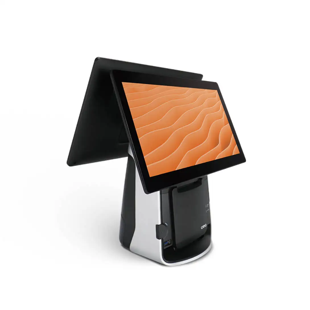 Win10/Android 10 Electronic Touch screen Pos Terminal Cashier Machine Cash Register Pos all in one Pos System with 80mm printer