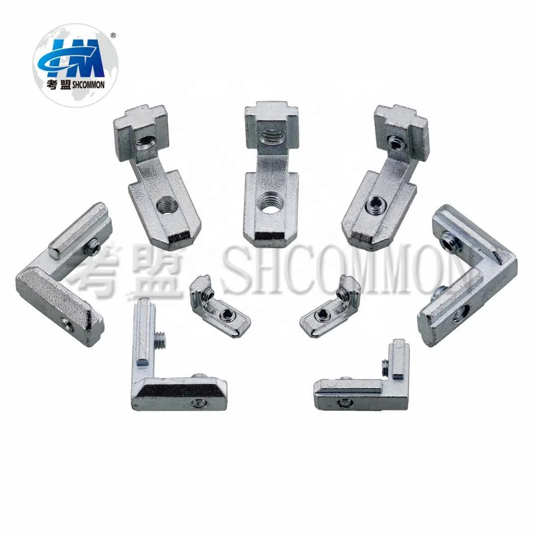 industrial aluminum  workbench use Quality  Steel inner Slot connector accessories