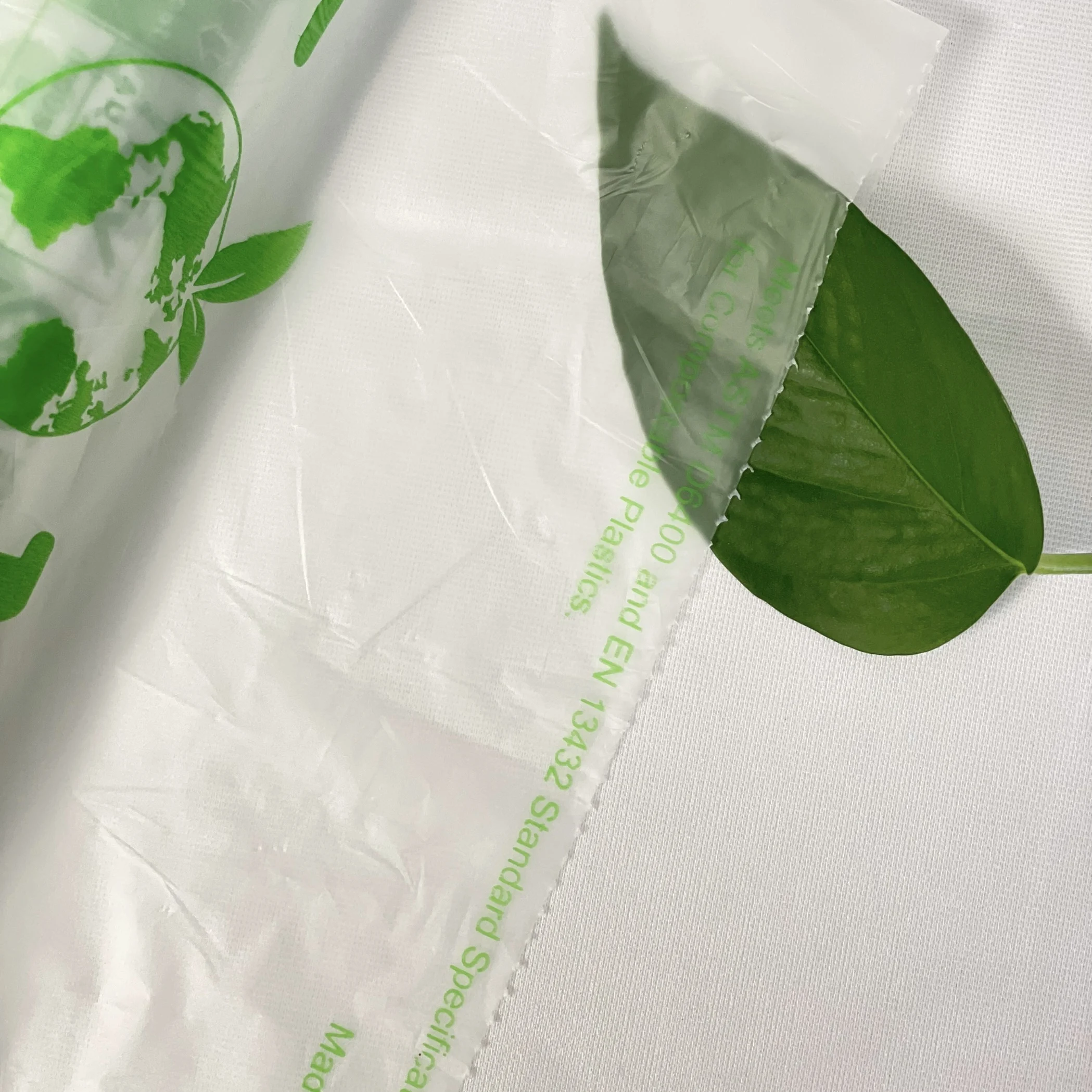 Wholesale OEM and ODM 100% Compostable Fruit And Vegetable Packaging Bag For Grocery Store Biodegradable vegetable bag