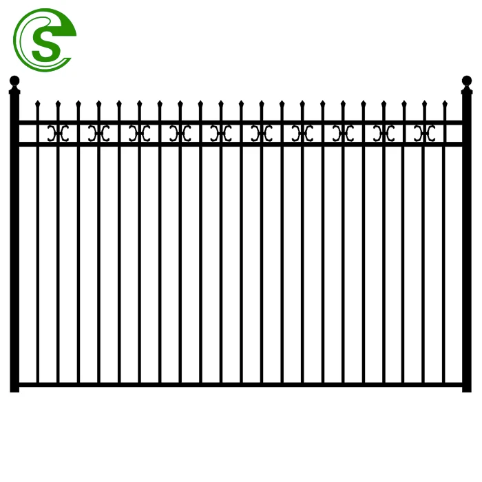 Markdown Sale Outdoor Zinc Steel Fence Customized Steel Bar Stem Weld Metal Garden Fence