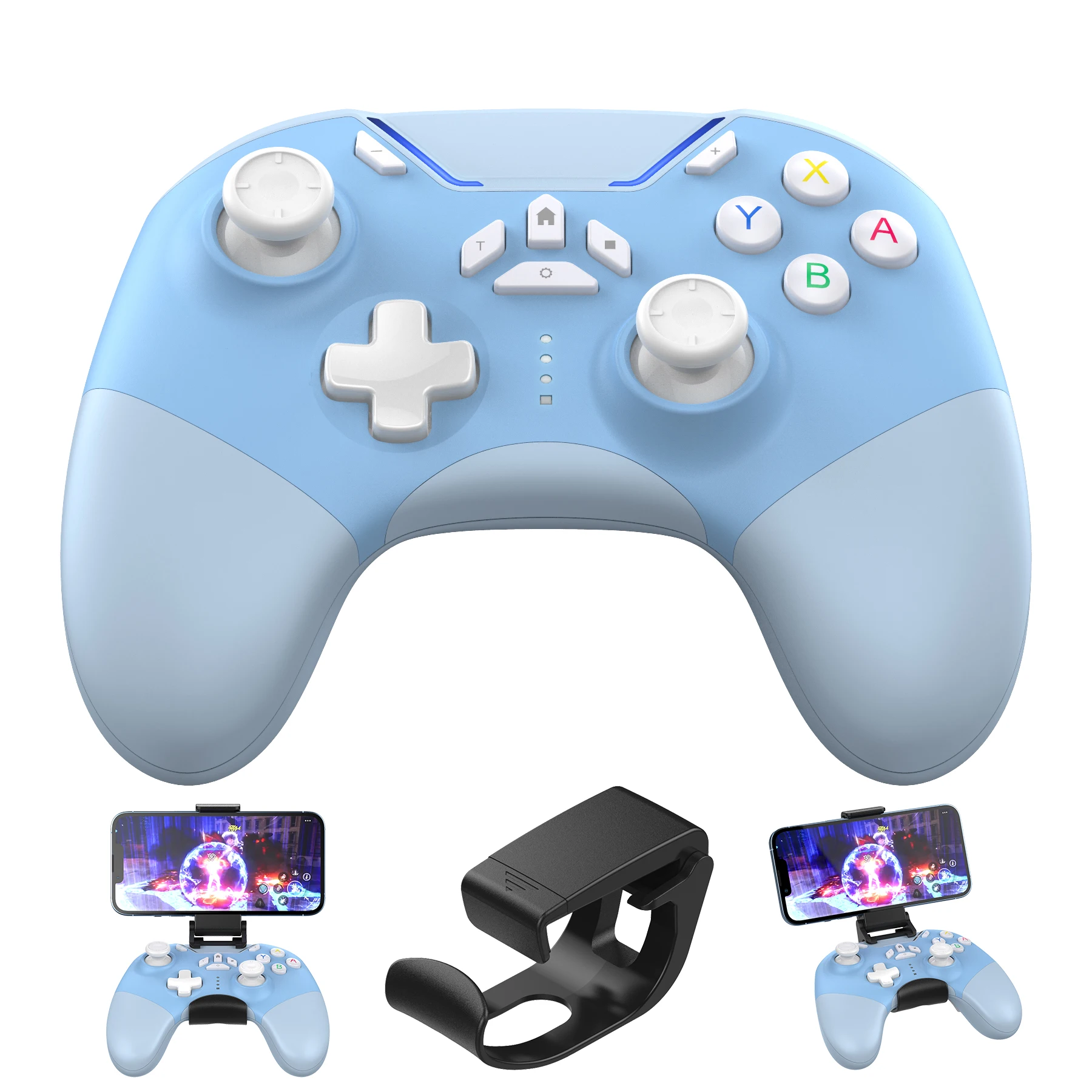 2021 Universal Wireless MFi Mobile Gaming Controller for Phone, Joystick Game Controller for iOS, Apple TV