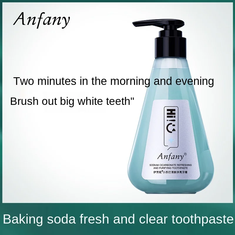 Professional Baking Soda Stain Removal Anti-yellow Tartar White Teeth Press Toothpaste