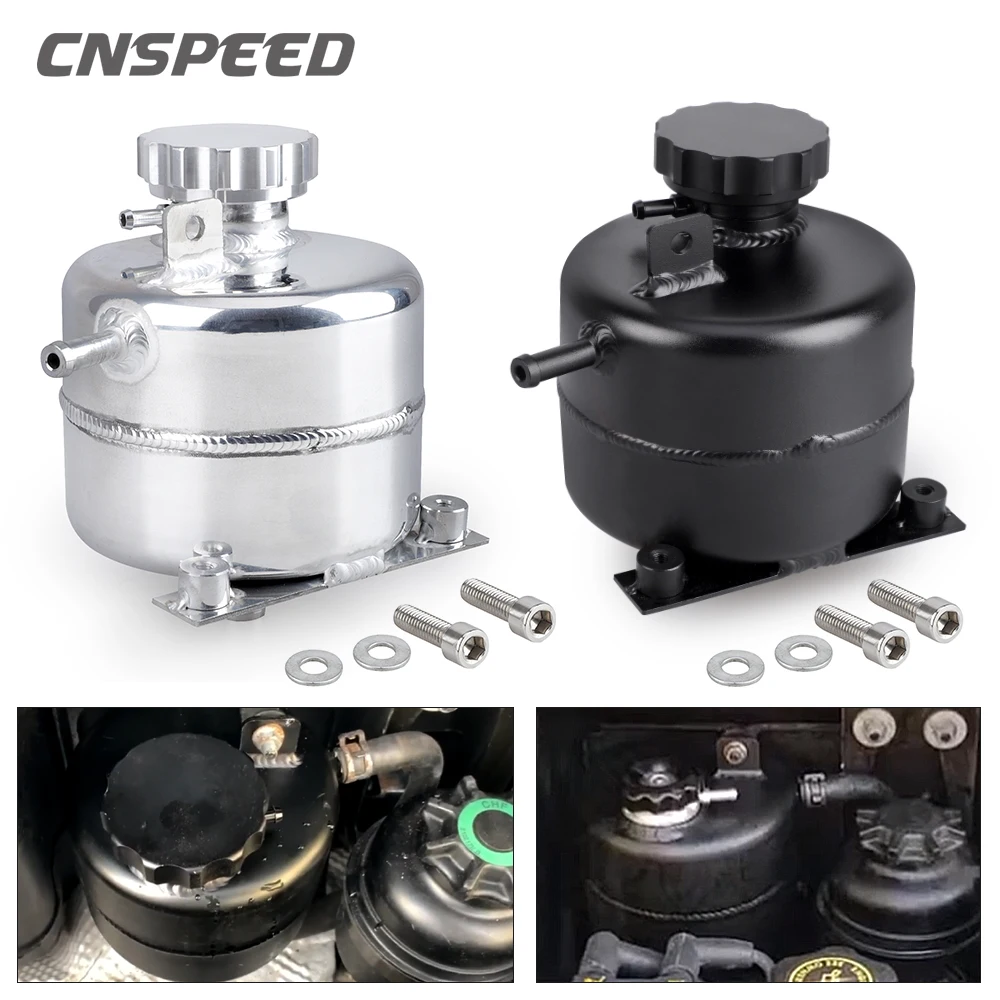 Coolant Header Expansion Overflow Water Tank & Cap Reservoir Aluminum Can For MINI Cooper S R52 R53 Car Accessories