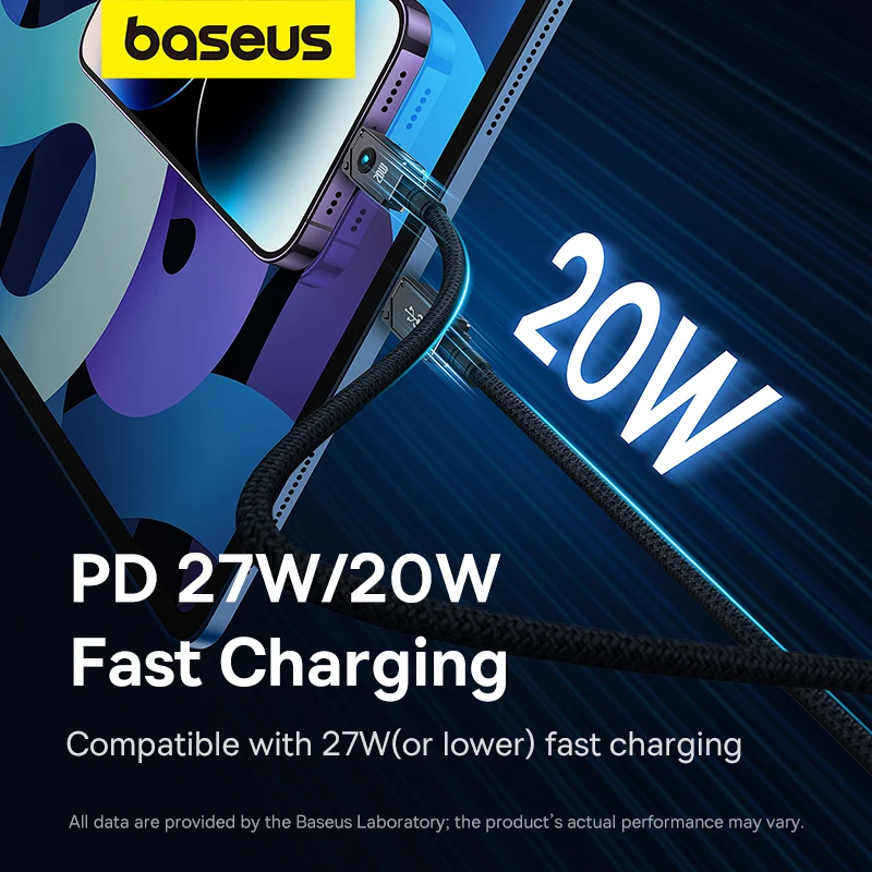 Baseus Type C to iP 20W 1m Unbreakable Series Fast Charging Data Cable