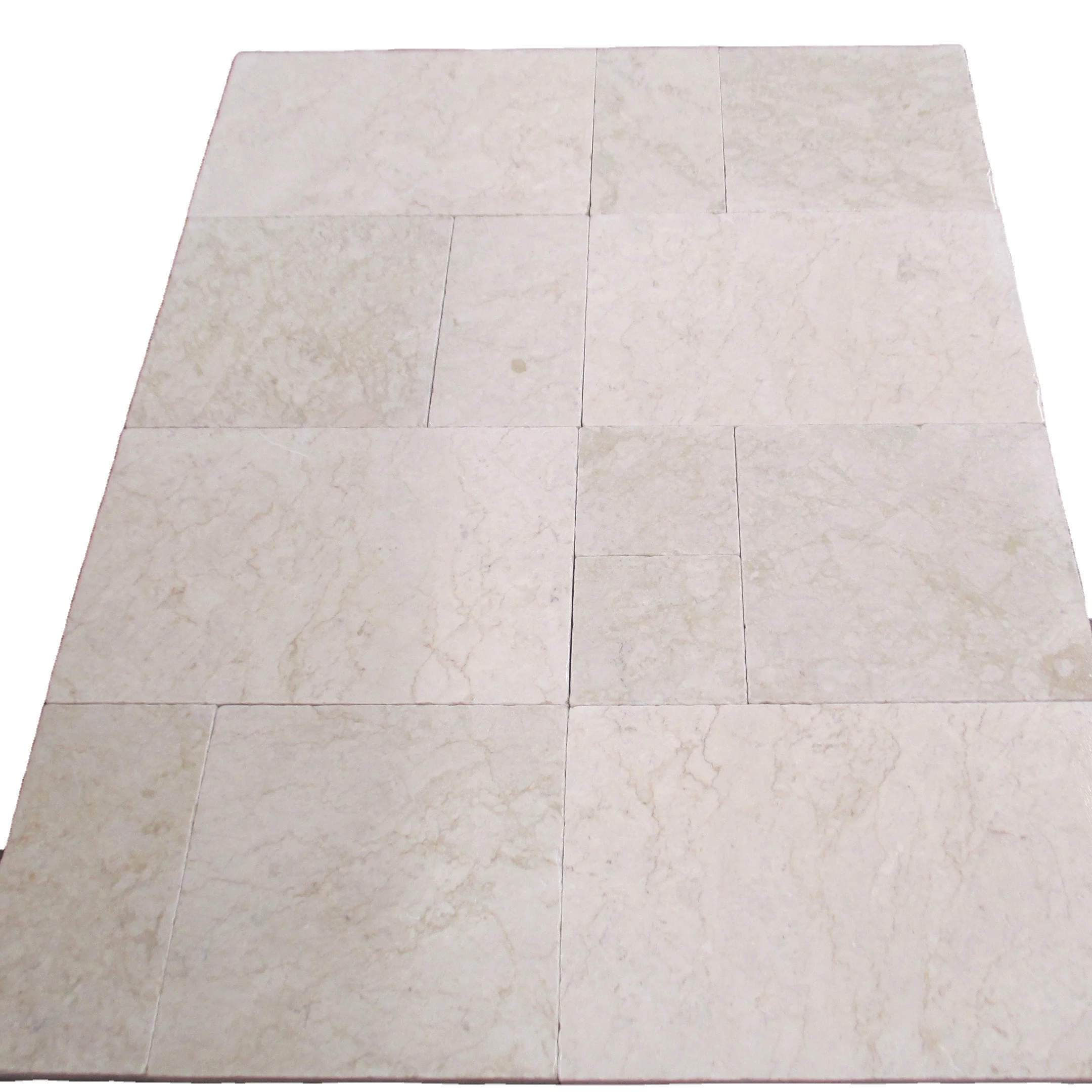 Beige Turkish Crema Nuova Beige Marble Pavers Tiles Counter Tops Made in Turkey Factory  Inside and Outside Flooring Tiles