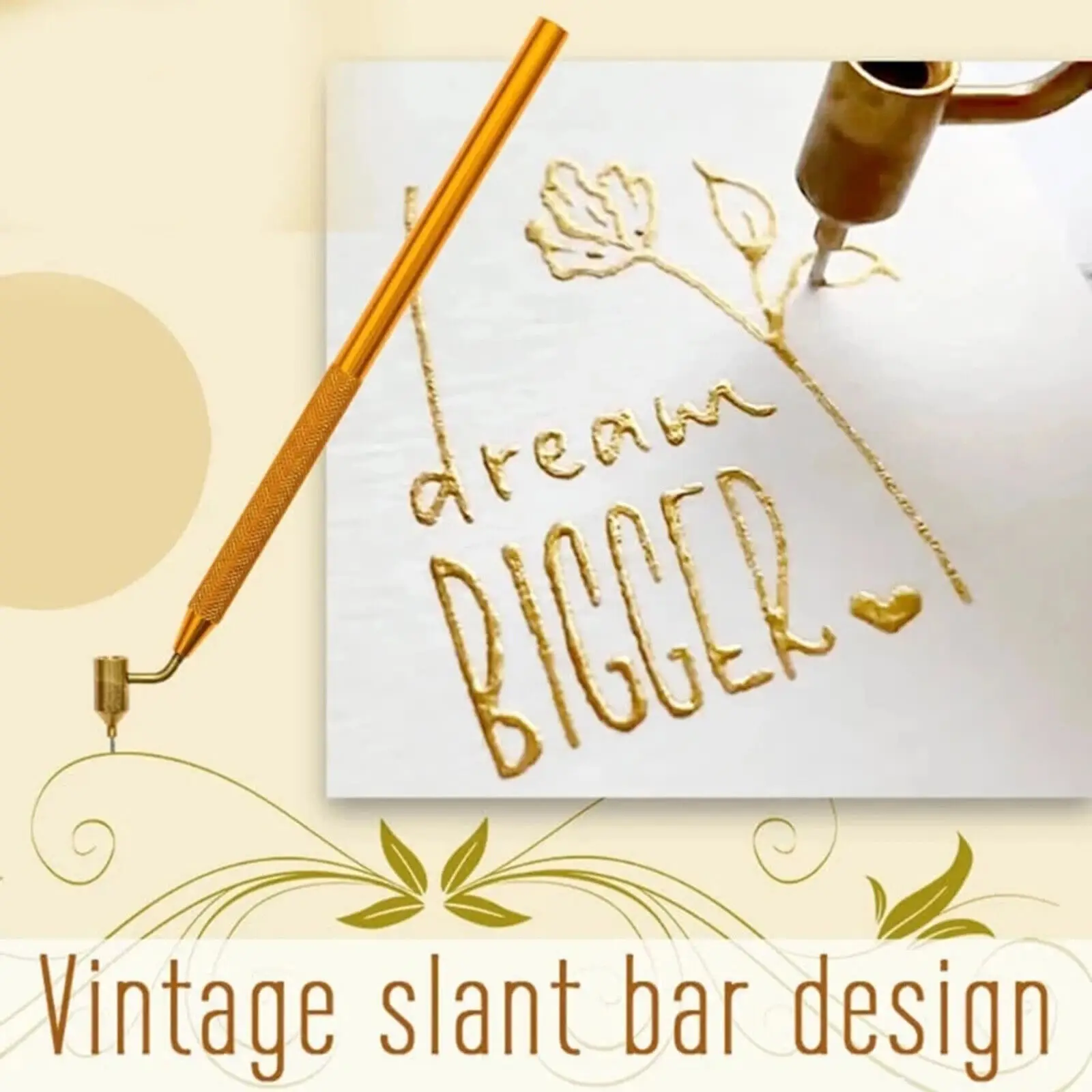 Set of 2 Gold Label Detailing Fine Line Fluid Writer 0.5mm/0.7mm -Paint Applicator Pen